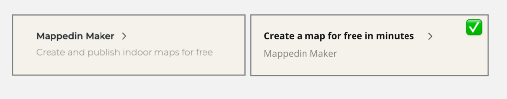 Mappedin new product copy